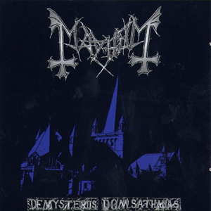 Album cover: De Mysteriis Dom Sathanas by Mayhem